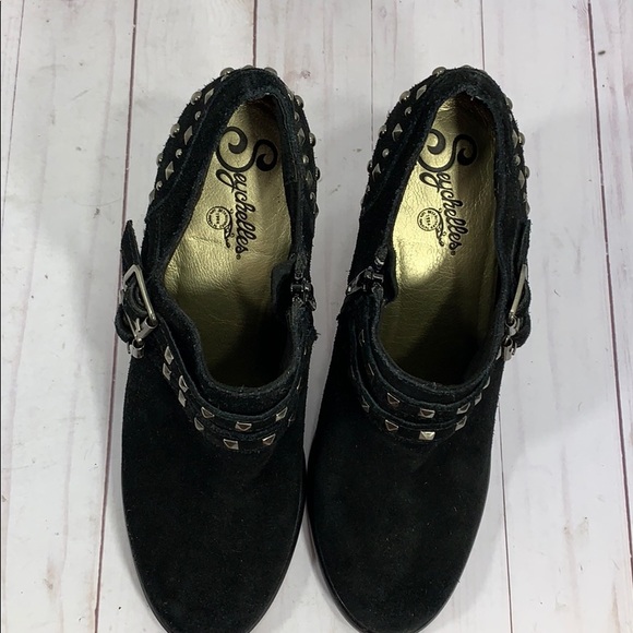 Seychelles black suede studded shooties - Picture 8 of 8